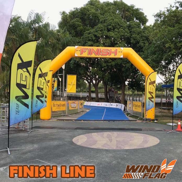 Windflag Ad Sub Finish Line